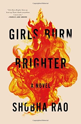 girls burn brighter book cover design