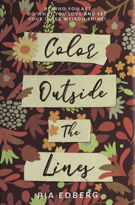 color outside the lines book cover design